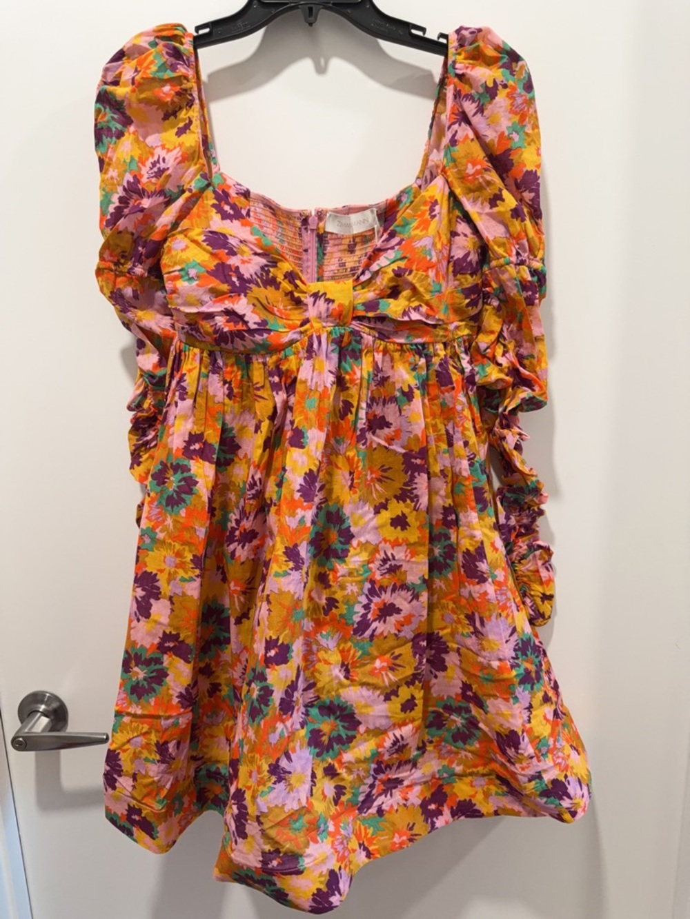 NWT AU2 Violet Twist Front Mini Dress